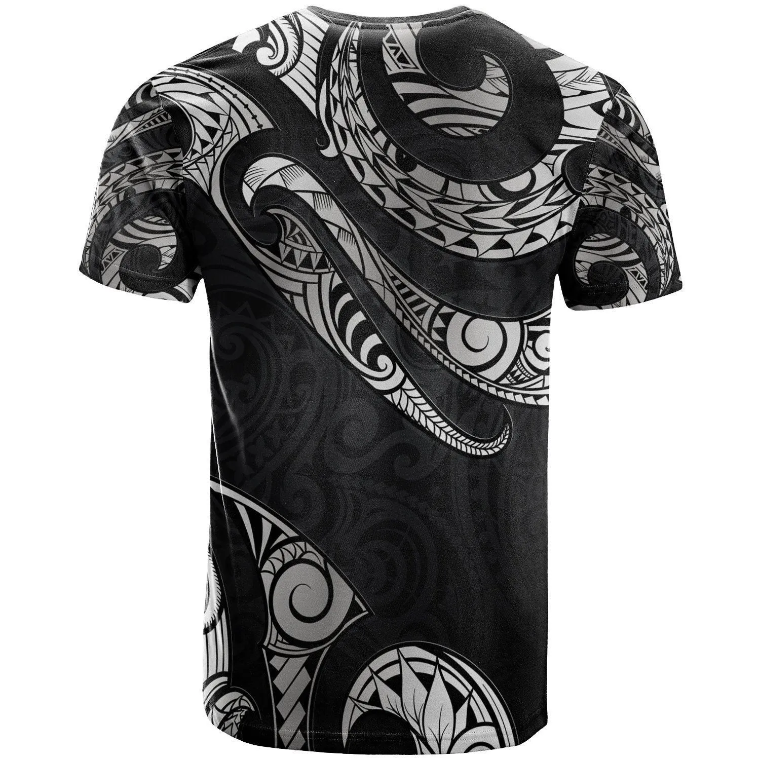 Niue Polynesian Custom Personalised T-Shirt - Poly Tattoo White Version