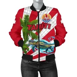 Alohawaii Jacket - Bomber Jacket Tahiti Polynesian WoLight Ray Version K12