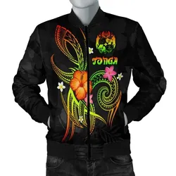 FamilyGaterJacket - Bomber Jacket Tonga Polynesian - Legend of Tonga (Raggae) - BN15