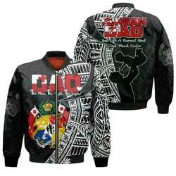 Tonga Bomber Jacket Happy Tongan Fathers Day LT13