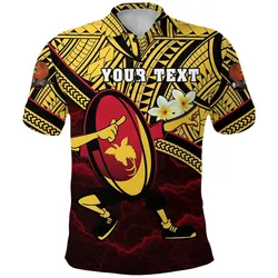 (Custom Personalised) Papua New Guinea Rugby Polo Shirt Style Dab Trend