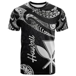 Hawaii Kanaka Maoli Polynesian T Shirt - Poly Tattoo White Version