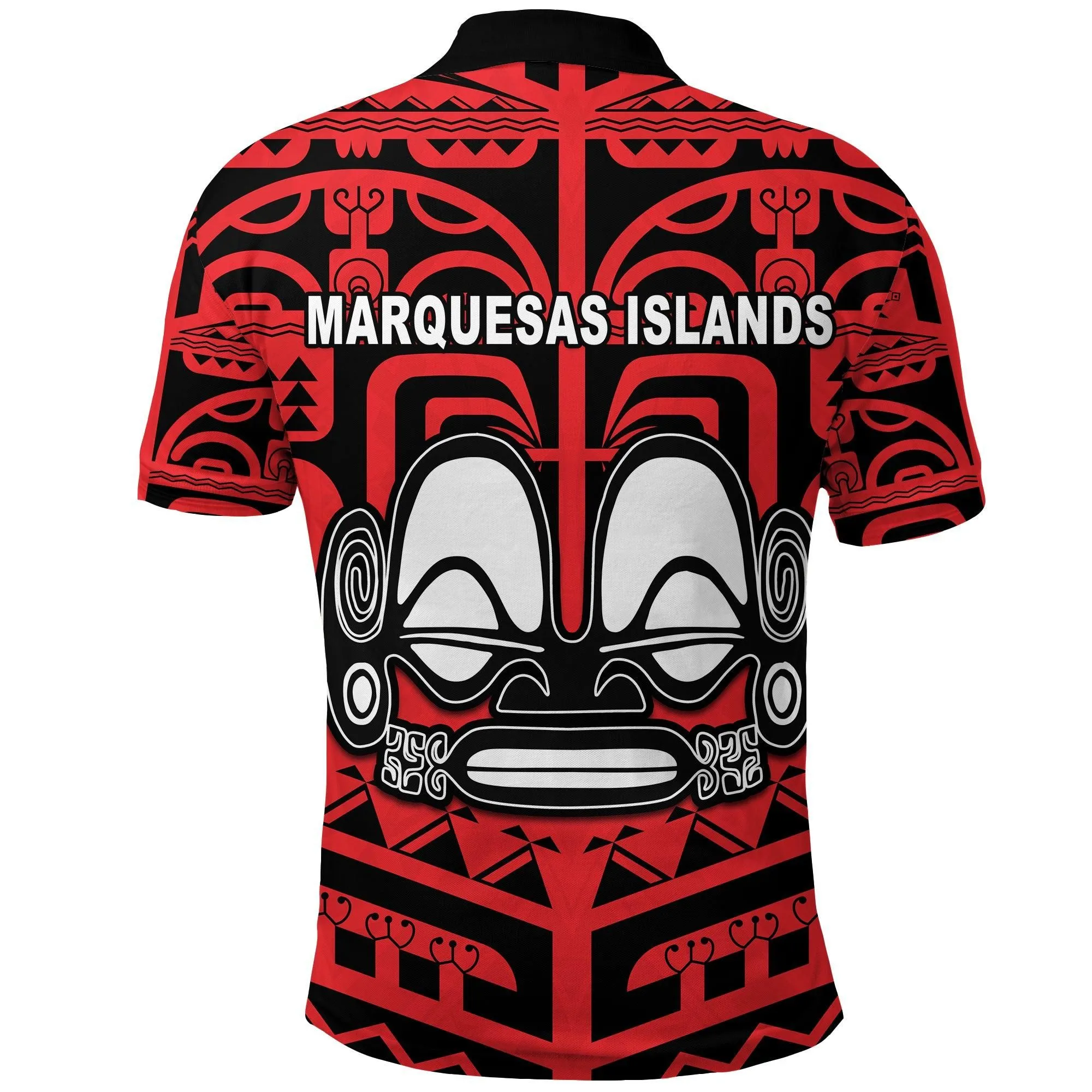 Marquesas Islands Polo Shirt - Marquesas Tattoo LT13