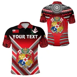 (Custom Personalised) Mate Maa Tonga Rugby Polo Shirt Polynesian Creative Style