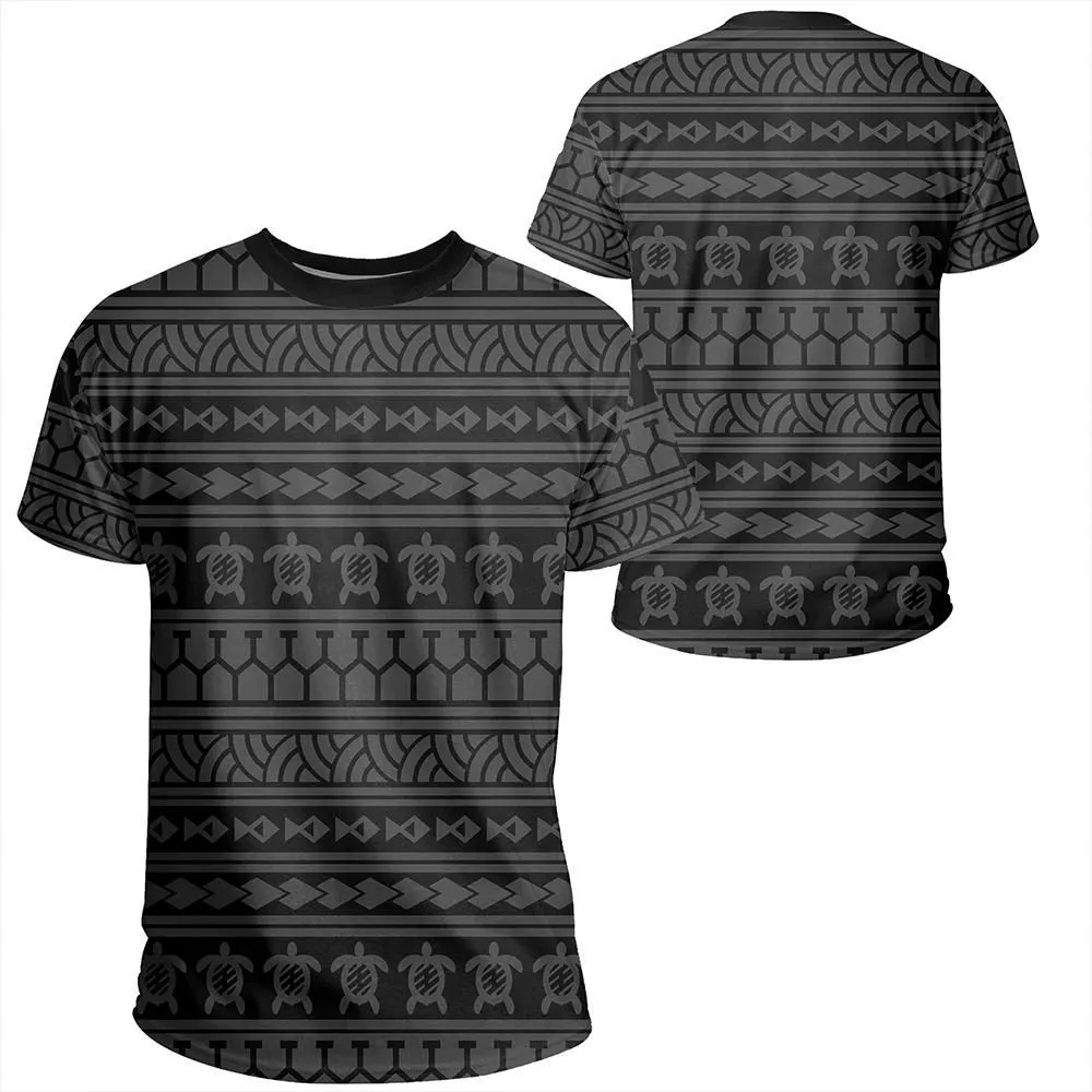 Polynesian Tattoo Tribal Gray T Shirt Ah Jr Hawaiian Shorts Beach Short Sleeve
