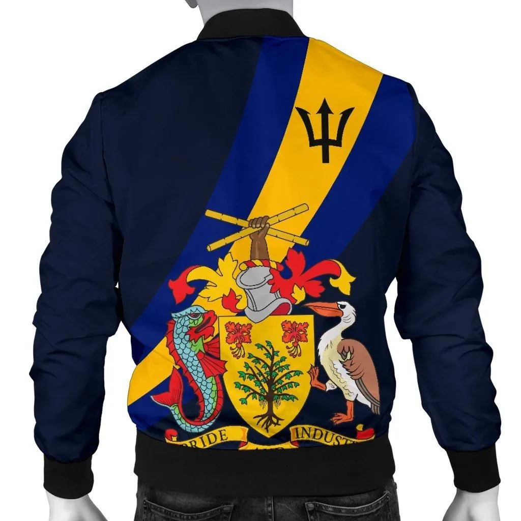 Barbados Special Flag Mens Bomber Jacket