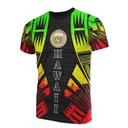 Hawaii T Shirt - Hawaii Seal Polynesian Tattoo Reggae Style