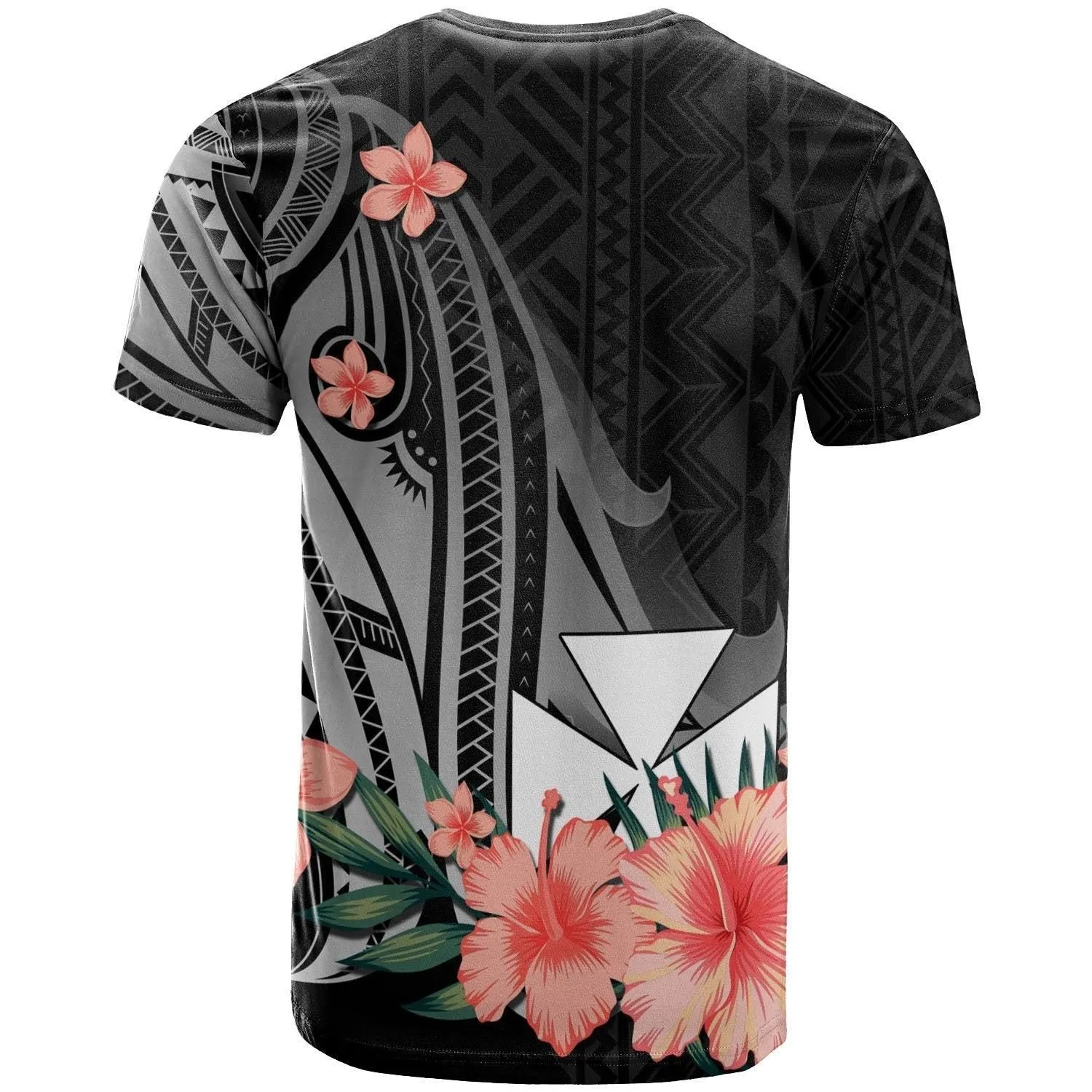 Wallis and Futuna Personalised Custom T shirt - Polynesian Hibiscus Pattern Style