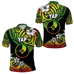 FSM Yap Polo Shirt Unique Vibes - Reggae LT8