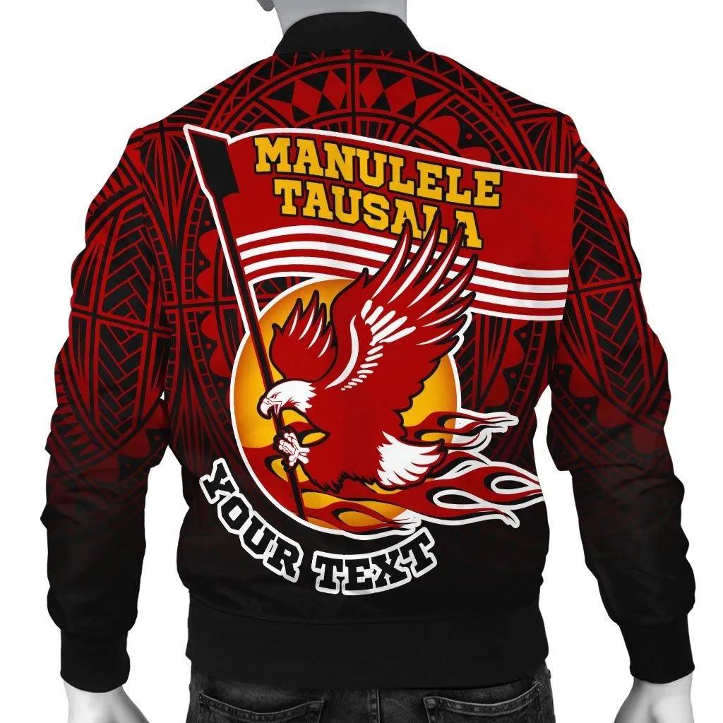 American Samoa Custom Personalised Bomber Jacket - Manulele Tausala Nuuuli (Ver 2)