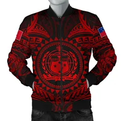 Samoa Polynesian Men's Bomber Jacket - Samoa Red Seal - BN18