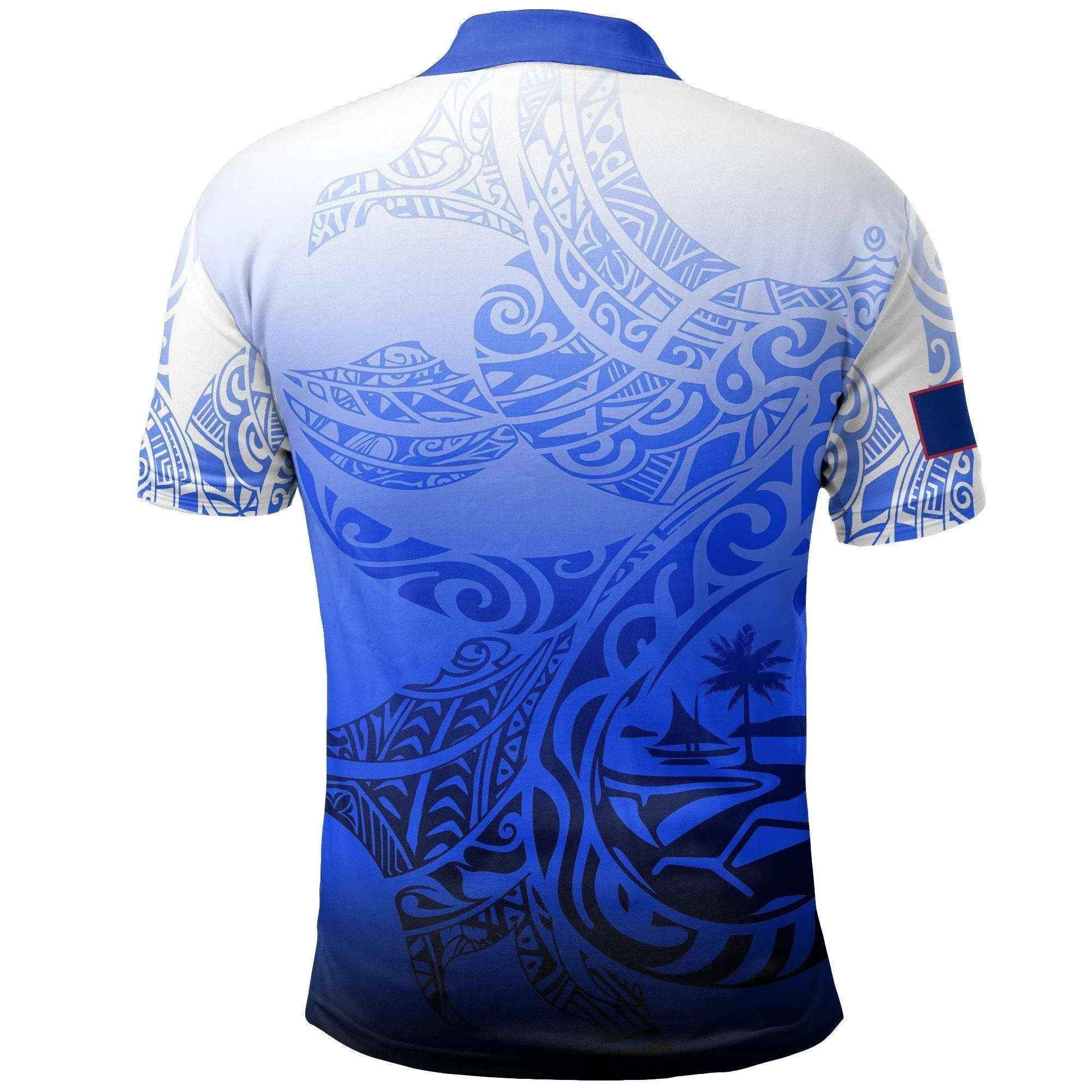 Guam Polo Shirt - Tribal Tattoo With Seal