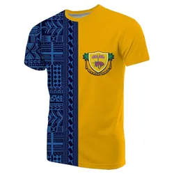 Niue Rugby T shirt Niue Hiapo Patterns No.3