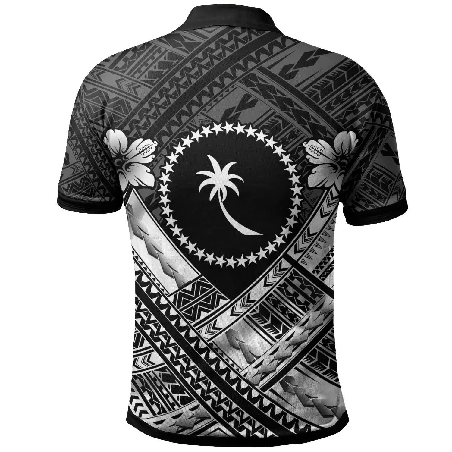 Chuuk Polynesian Polo Shirts - Chuuk White Seal Camisole Hibiscus Style - BN18