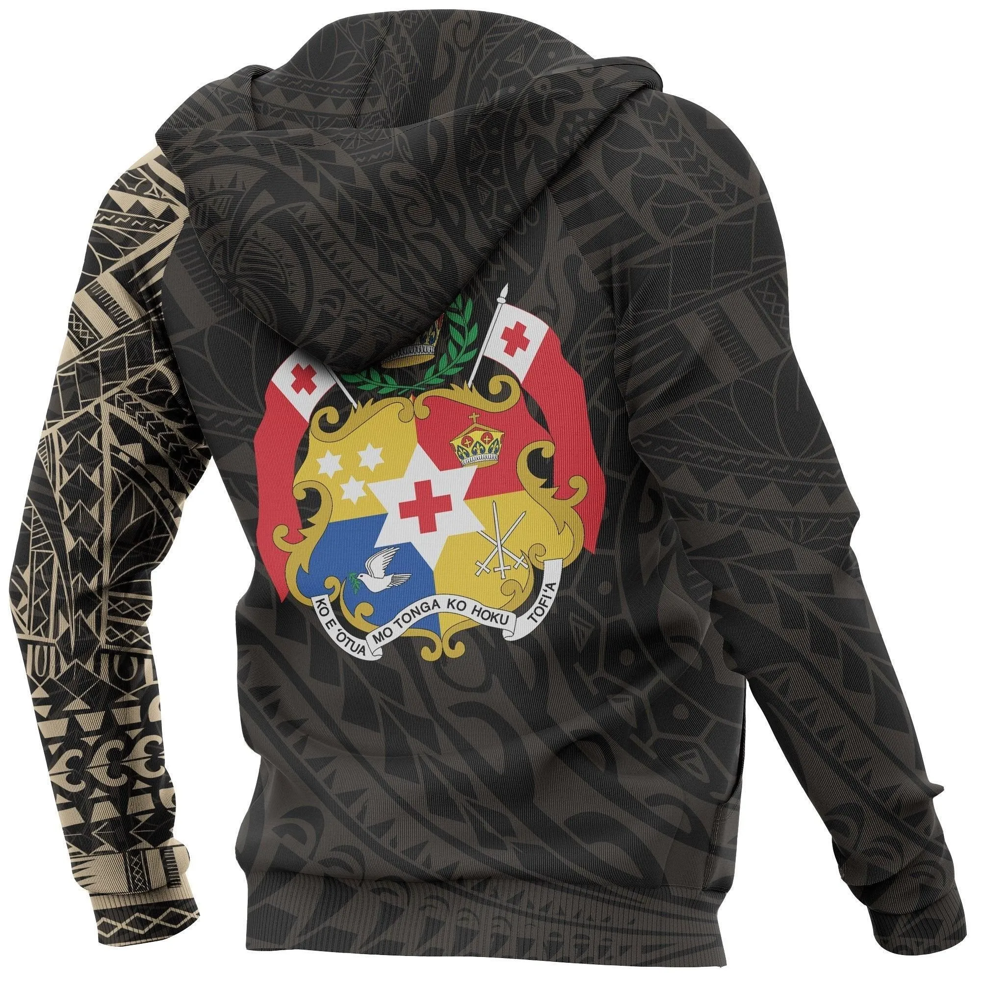 Hoodie Tonga Polynesian Tattoo Style
