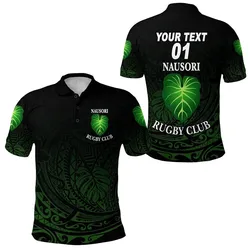 (Custom Personalised) Fiji Nausori Rugby Polo Shirt Original Style, Personalized Text And Number LT8
