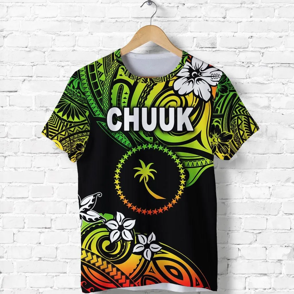 FSM Chuuk T Shirt Unique Vibes - Reggae LT8