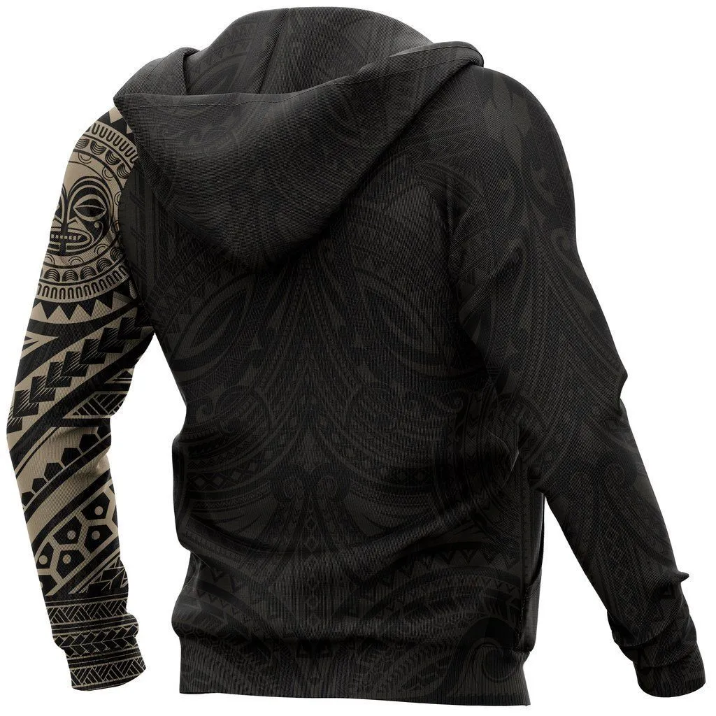 Polynesian Tiki Face™ Tattoo Style Hoodie NVD1339
