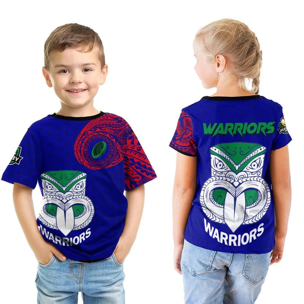 Vibe Hoodie Clothing - New Zealand Warriors Polynesian Tattoo Style T Shirt