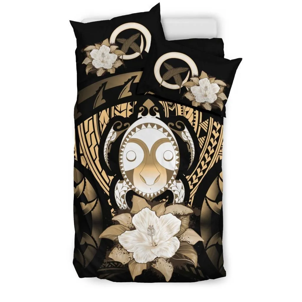 Vanuatu Gold Hibiscus Bedding Set
