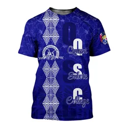 (Custom Personalize) Tonga Kolisi Kuini Salote Hibiscus T Shirt QSC Old Girls LT7