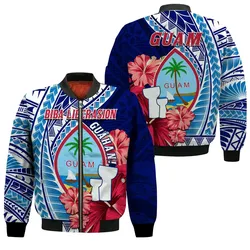 Guam Chamorro Bomber Jacket Happy Liberation Day Latte Stone LT13