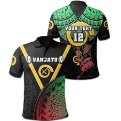 (Custom Personalised) Vanuatu Rugby Polo Shirt Armor Style