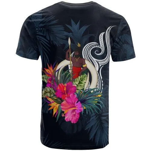 Vanuatu Polynesian T-shirt - Tropical Flower