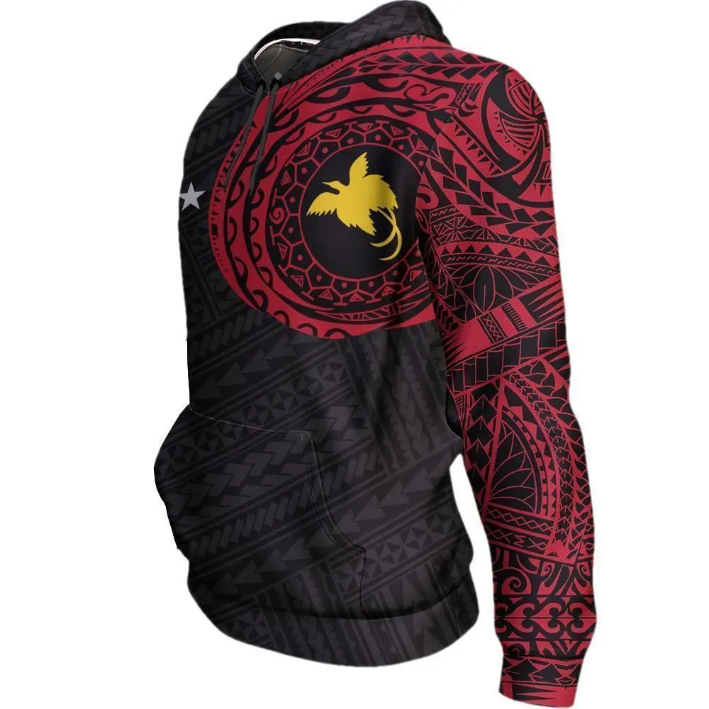 Papua New Guinea in My Heart Tattoo Style Hoodie New Version A7 NVD1074