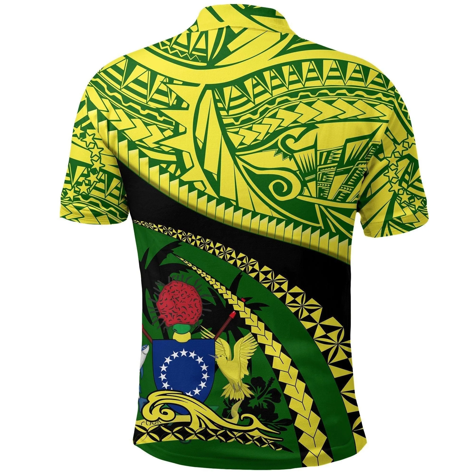 Cook Islands Polo Shirt Polynesian Tattoo