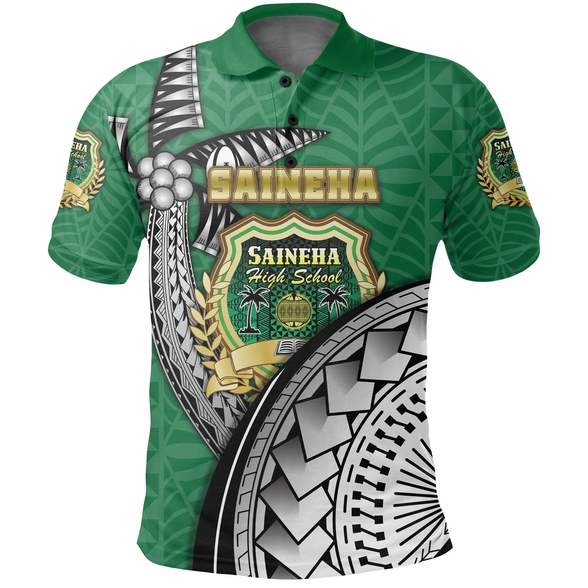 (Custom Personalised) Saineha Tonga Polo Shirt Polynesian Style Special - Class of - LT16