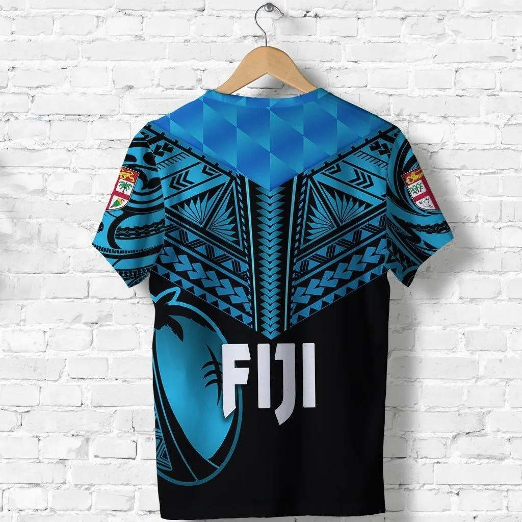 Fiji Rugby T-Shirt Coconut Sporty Vibes - Black