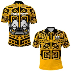 (Custom Personalised) Marquesas Islands Polo Shirt - Marquesas Tattoo Version 02 LT13