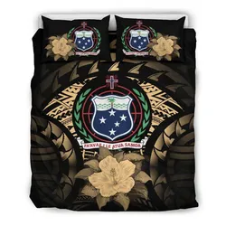 Samoa Gold Hibiscus Bedding Set A02 Dhc28111468Dd