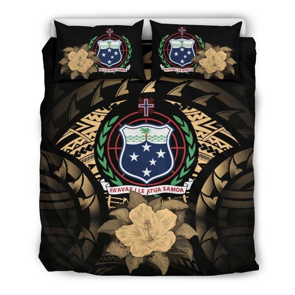 Samoa Gold Hibiscus Bedding Set A02 Dhc28111468Dd