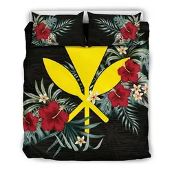 Kanaka Maoli (Hawaiian) Hibiscus Bedding Set A02 Dhc28111354Dd