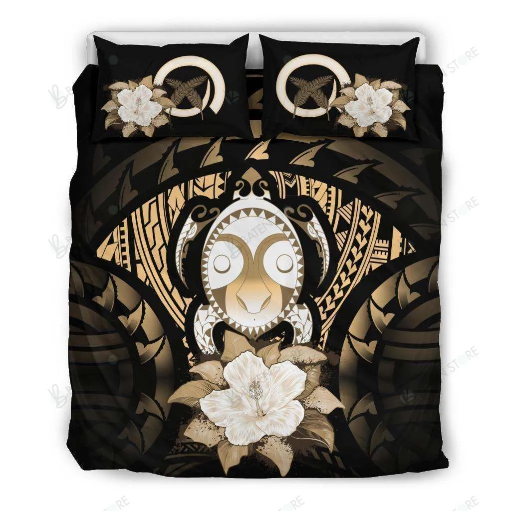 Vanuatu Gold Hibiscus Bedding Set Bedroom Decor