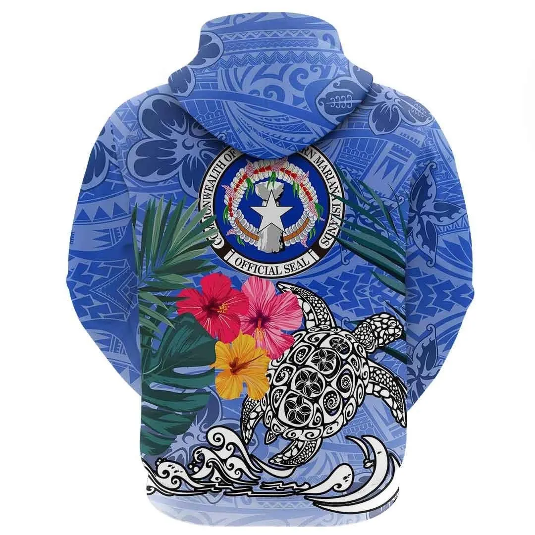 Alohawaii Clothing - Northern Mariana Islands Style Polynesian Tattoo Hoodie A94