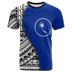 Chuuk T- shirt - Coat Of Arm and Polynesian Patterns