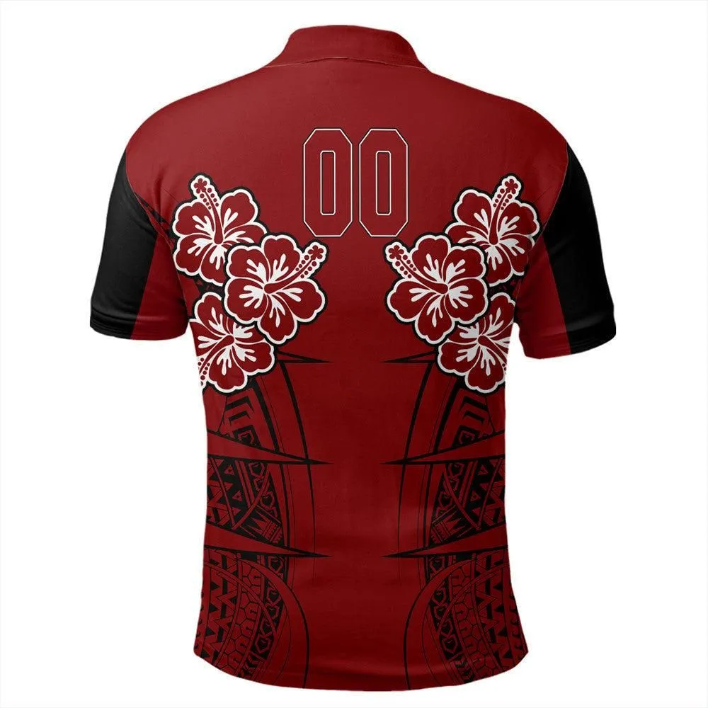 Polynesian Pride Polo Shirt - Personalized Hawaii Spearhead Hibiscus Polynesian Polo Shirt LT10