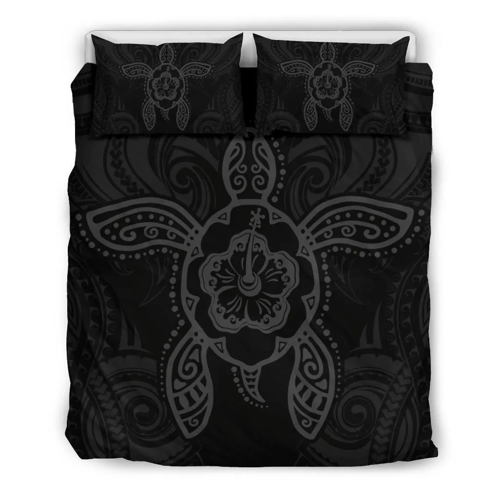 Alohawaii Bedding Set Hibiscus Turtle Polynesian Bedding Set Grey Ah J7 Dhc1712762Dd