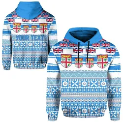 (Custom Personalised) Fiji Polynesian Hoodie Fijian Tropical Flowers LT13