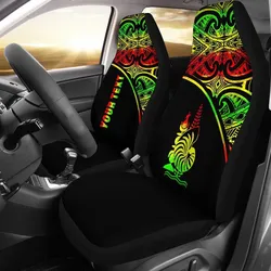 New Caledonia Polynesian Custom Personalised Car Seat Covers - Reggae Curve - BN11