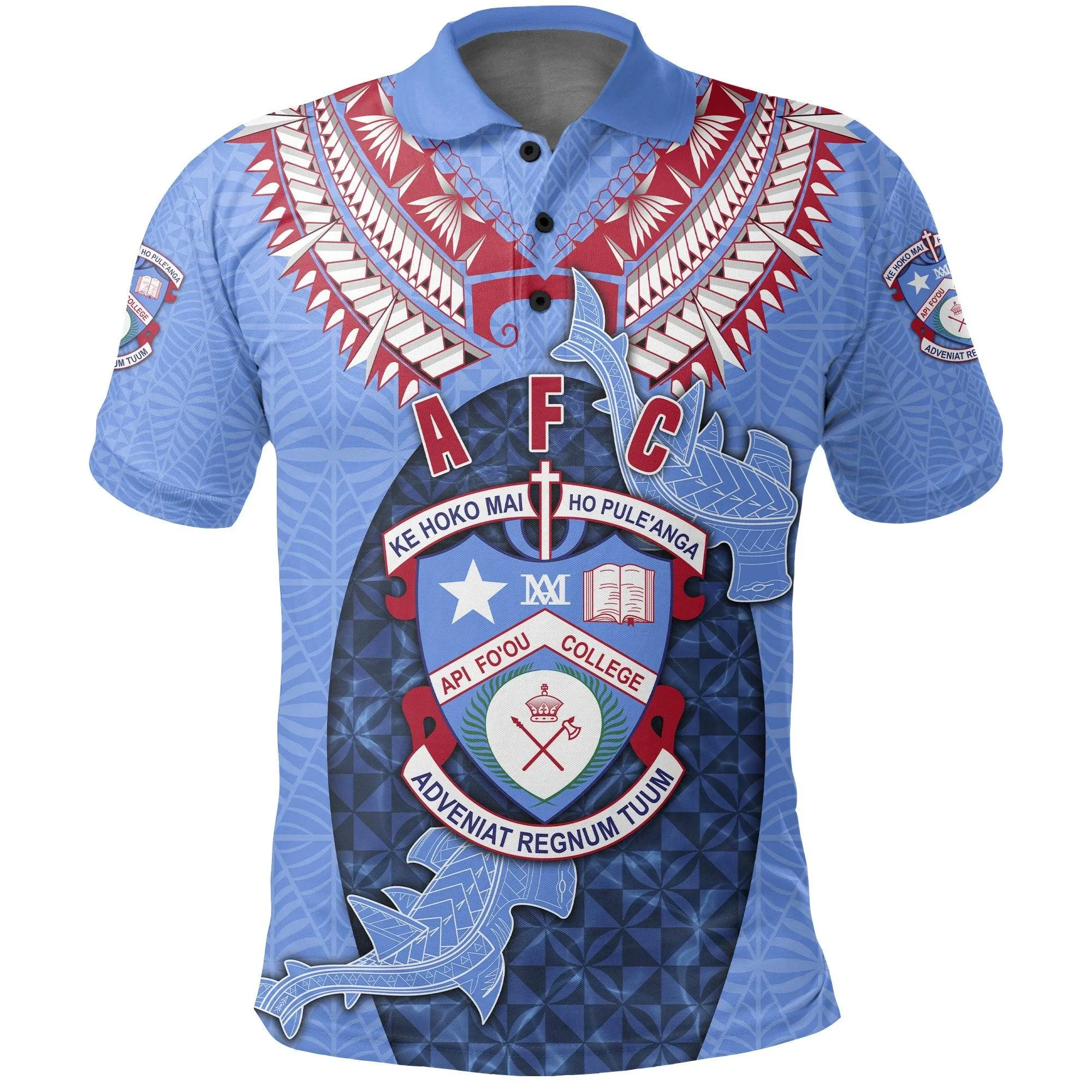 (Custom Personalised) Tonga Apifoou College Polo Shirt Special Style LT16