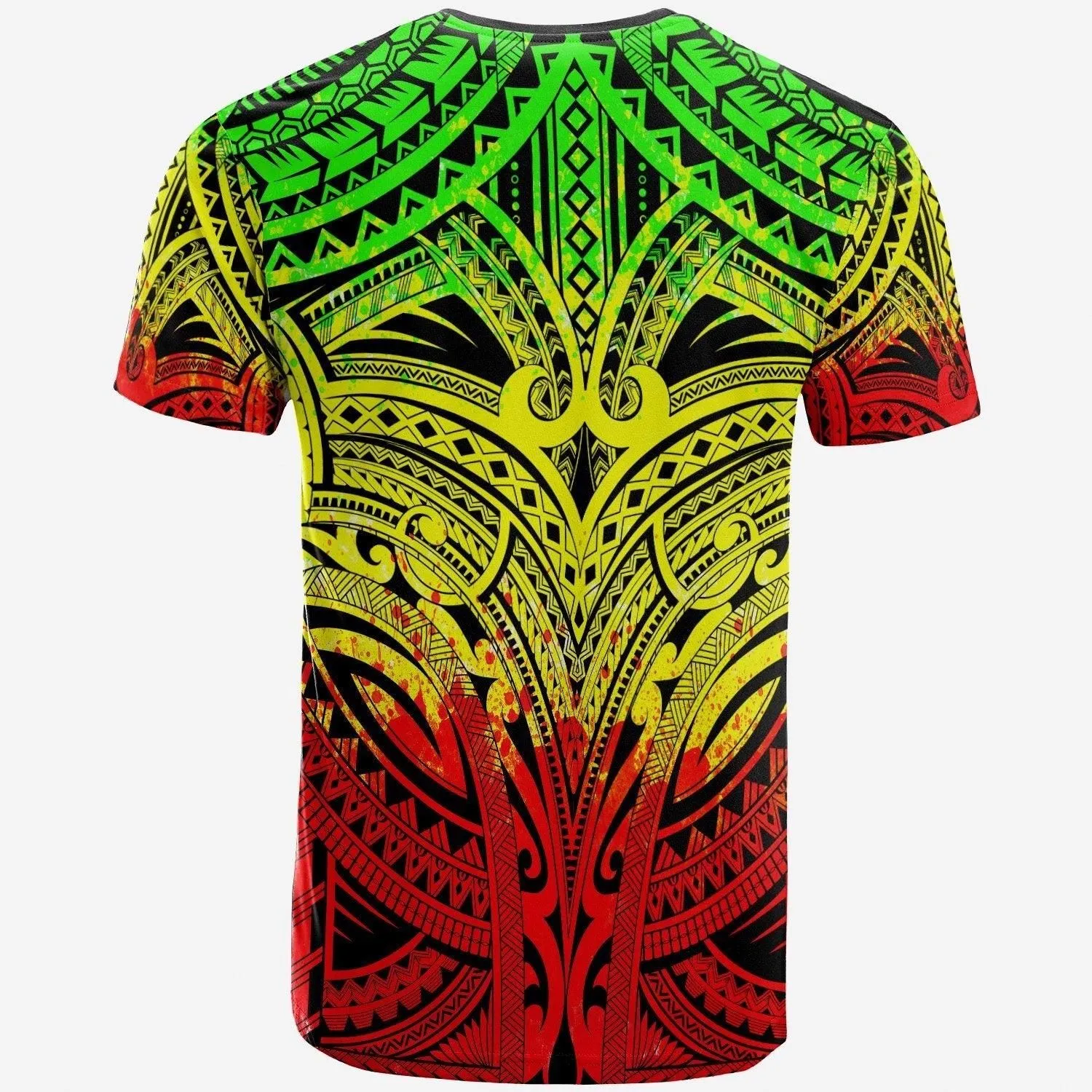 Samoa Premium T shirt - Samoa Coat Of Arms Polynesian Tattoo Reggae
