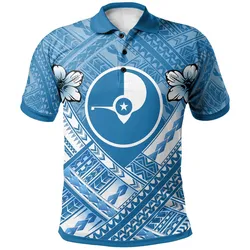 Yap Polynesian Polo Shirts - Yap Flag Camisole Hibiscus Style