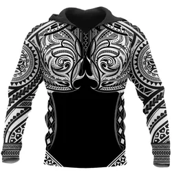 Polynesian Body Tattoo Hoodie K13