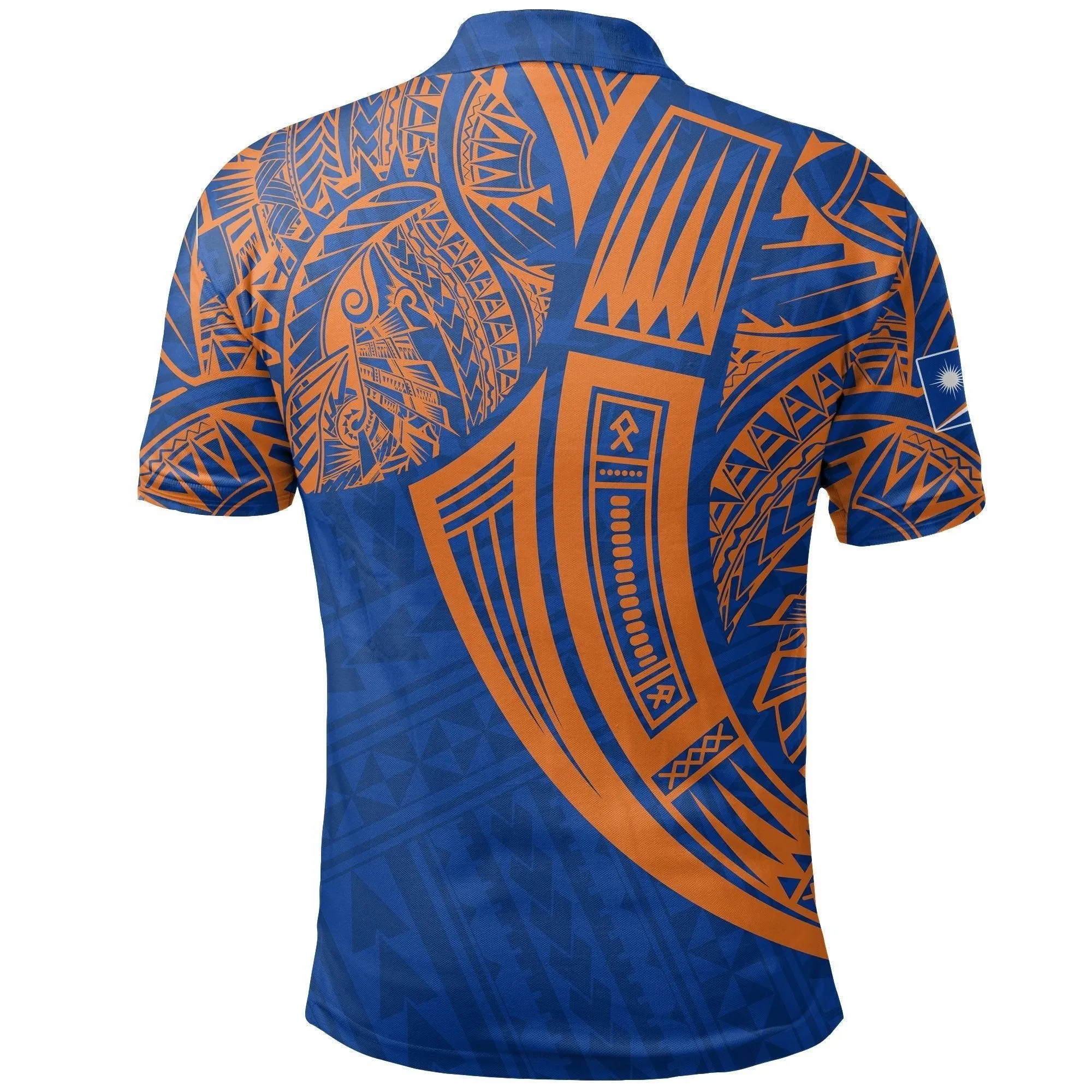 Marshall Islands Polynesian Polo Shirt - Tribal Tattoo