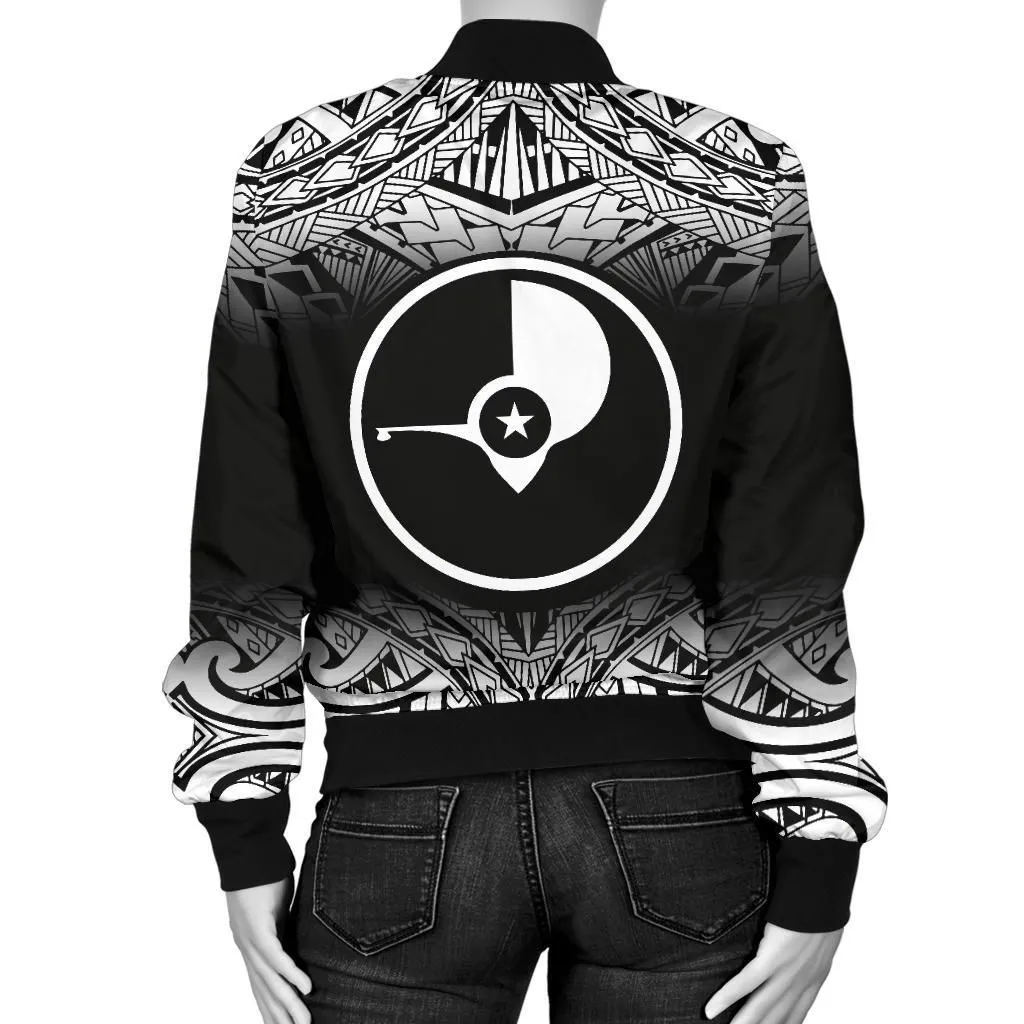 Yap Women's Bomber Jacket - Fog Black Style - BN09