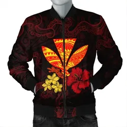 FamilyGater Jacket - Polynesian Kanaka Maoli Flower Bomber Jacket AH - J0R